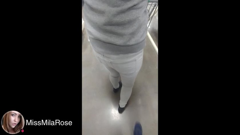 MissMilaRose Public Wedgie Challenge THONG Edition HDMP4