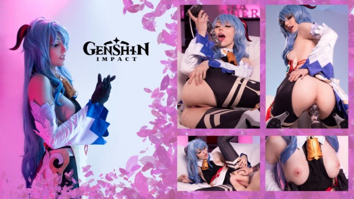 Sia_Siberia - 4K Genshin: Ganyu and her magic holes - Full HD/MP4 Cover